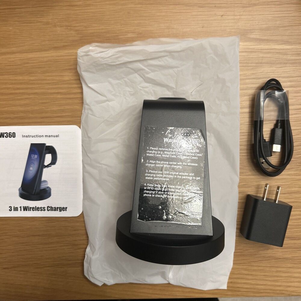 Wireless Charger for Samsung: 3 in 1 Wireless Charging Station for Samsung - Picture 6 of 12